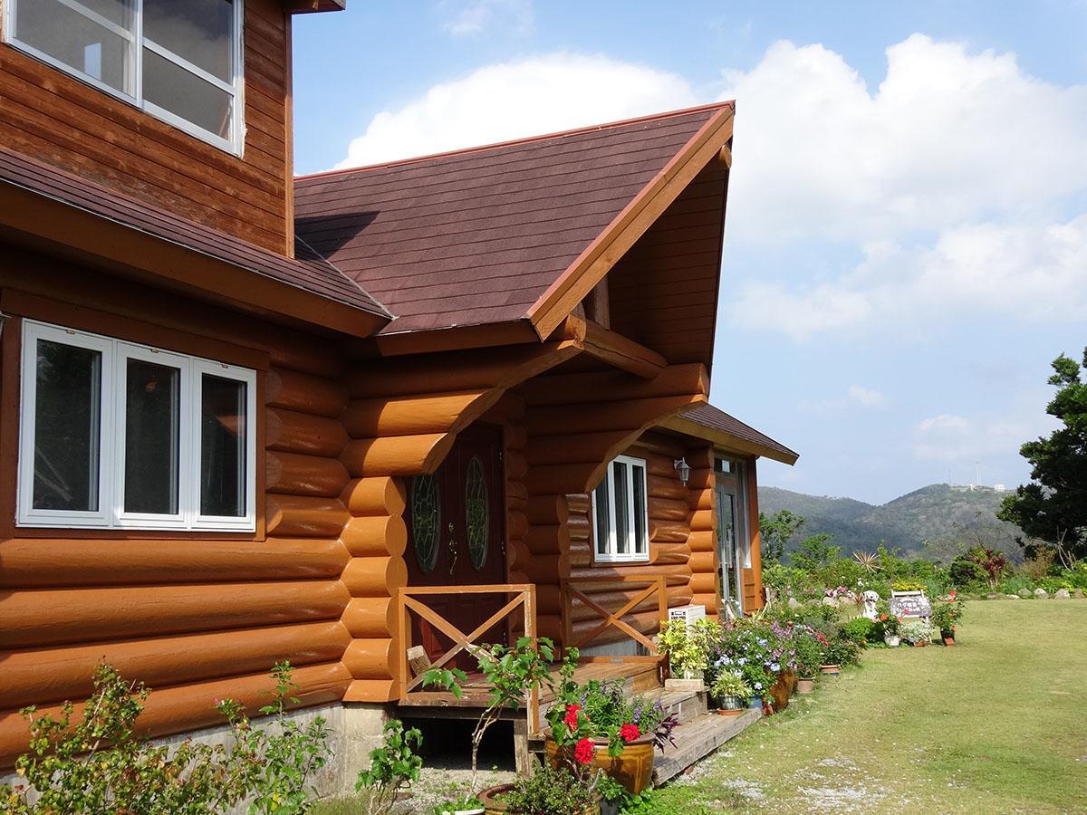 Log Pension Izumigamori Motobu Extérieur photo
